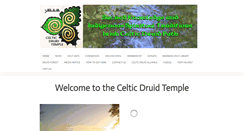 Desktop Screenshot of celticdruidtemple.com